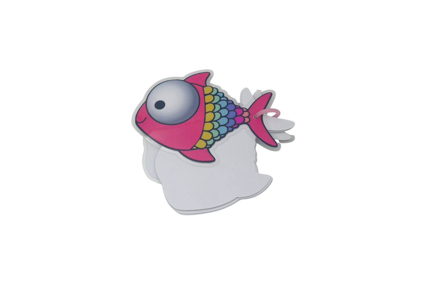 Bloc-notes rechargeable poisson rose