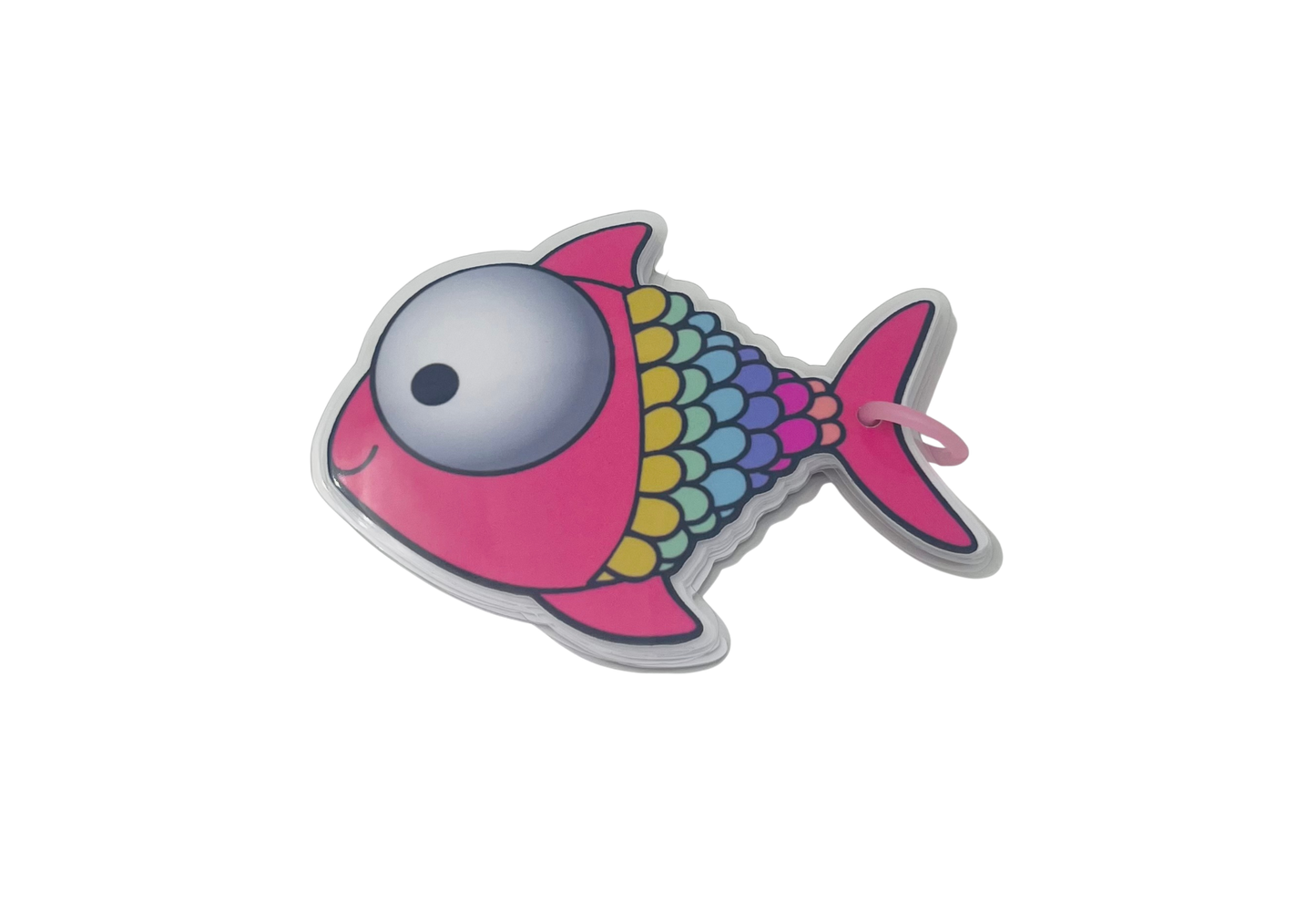 Bloc-notes rechargeable poisson rose