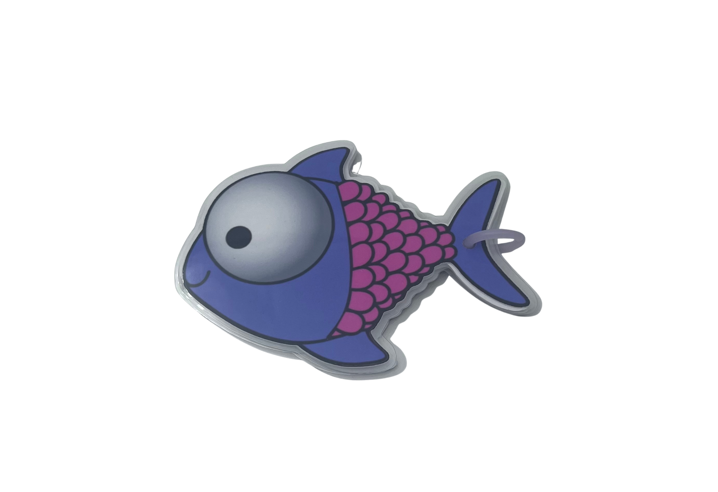 Bloc-notes rechargeable poisson violet