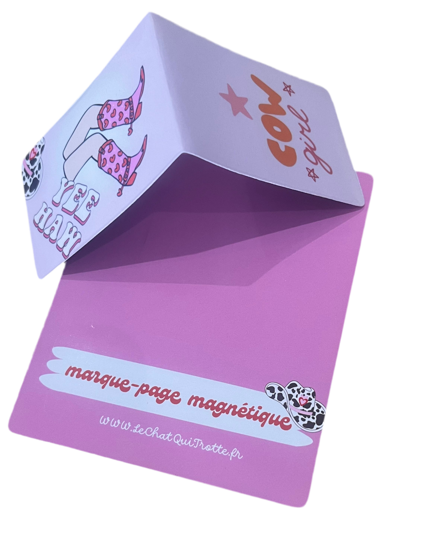 Marque-page magnétique cowgirl