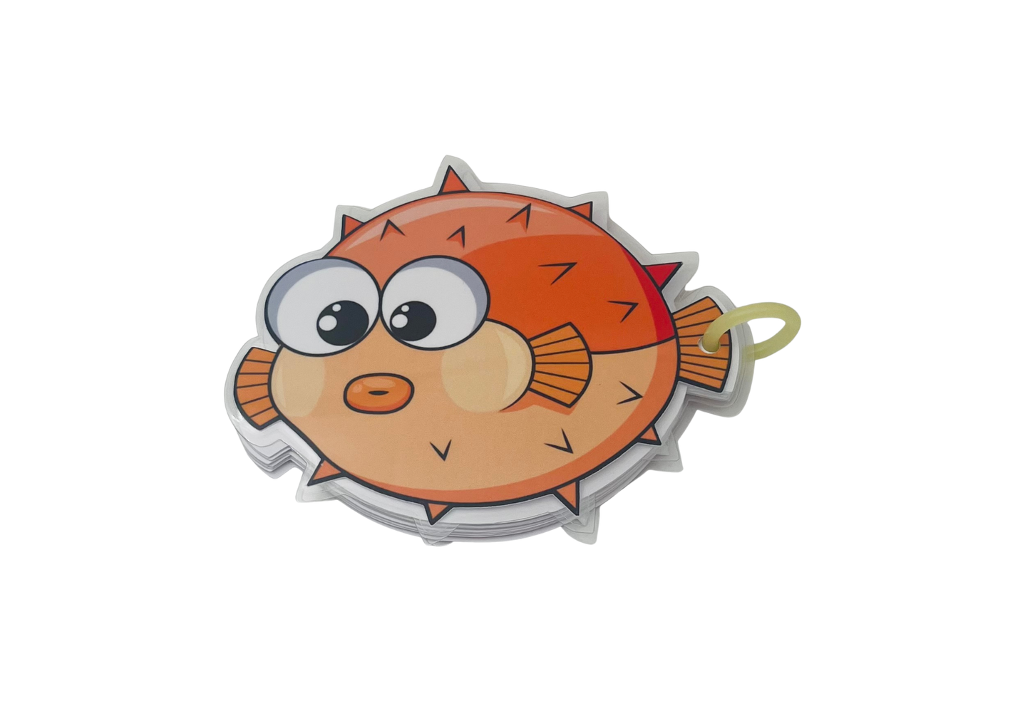 Bloc-notes rechargeable poisson orange