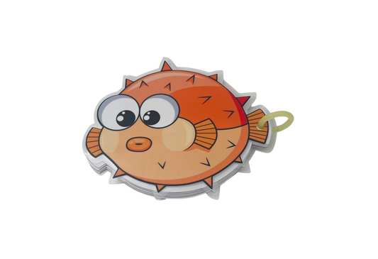 Bloc-notes rechargeable poisson orange