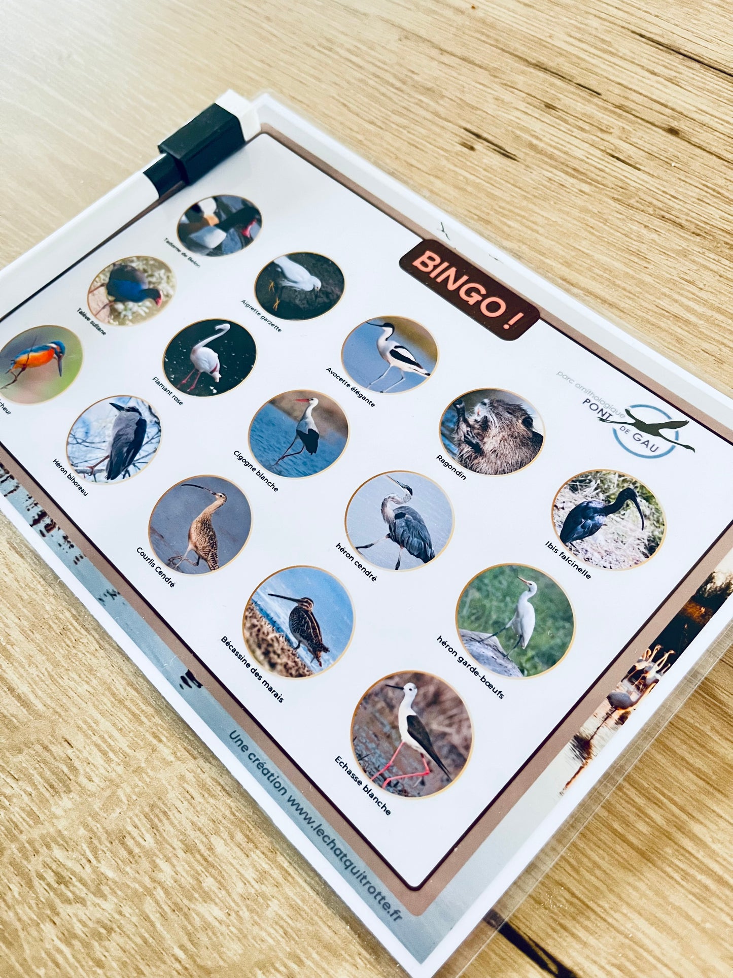 Jeu bingo du pont de gau
