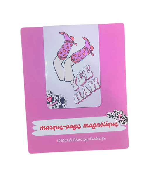 Marque-page magnétique cowgirl