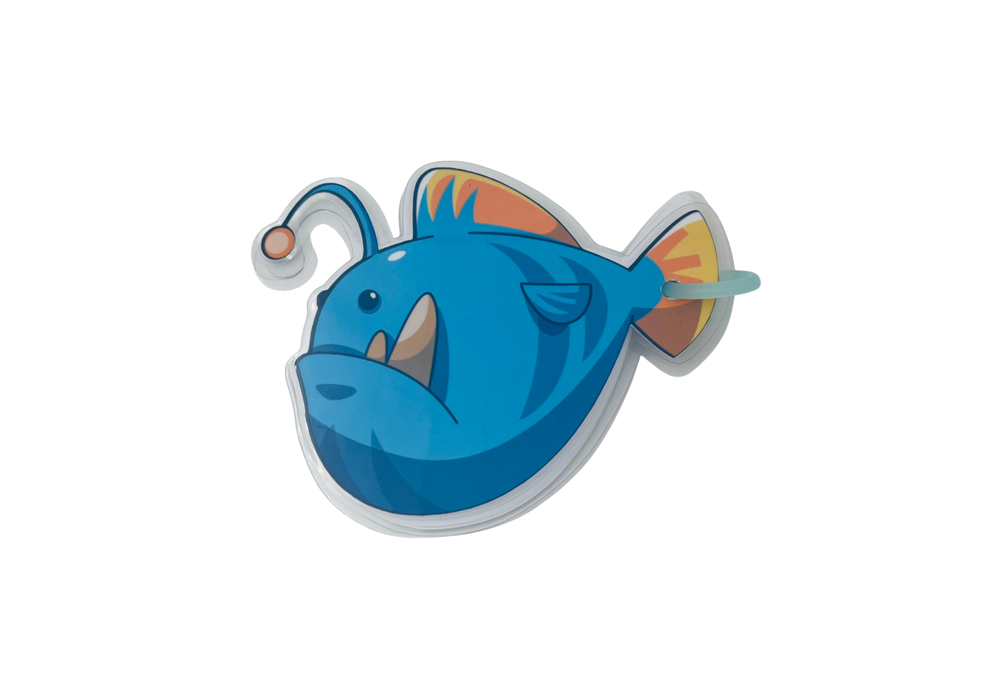 Bloc-notes rechargeable poisson bleu