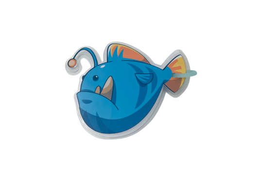 Bloc-notes rechargeable poisson bleu