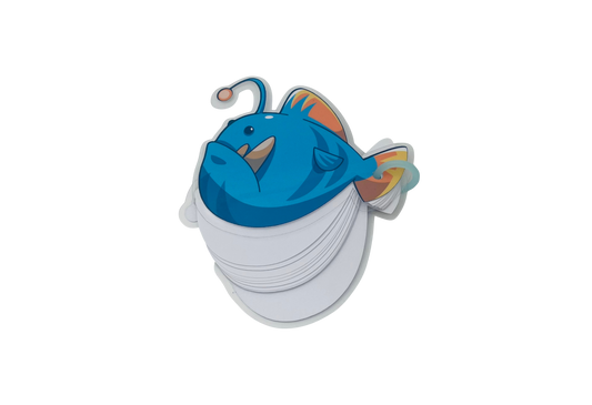 Bloc-notes rechargeable poisson bleu