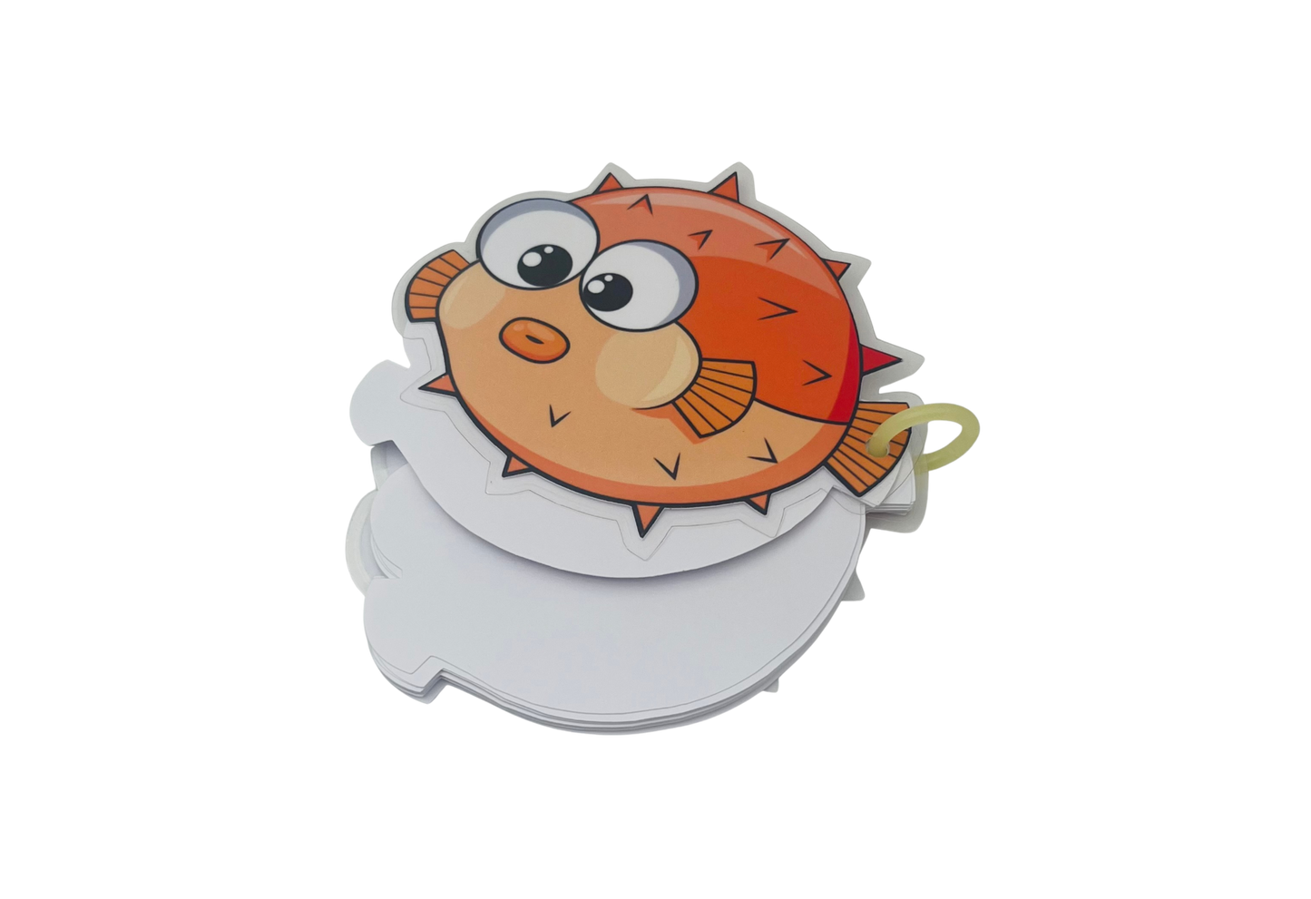 Bloc-notes rechargeable poisson orange