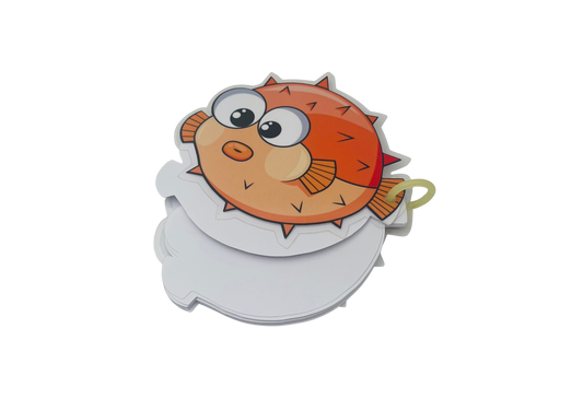 Bloc-notes rechargeable poisson orange