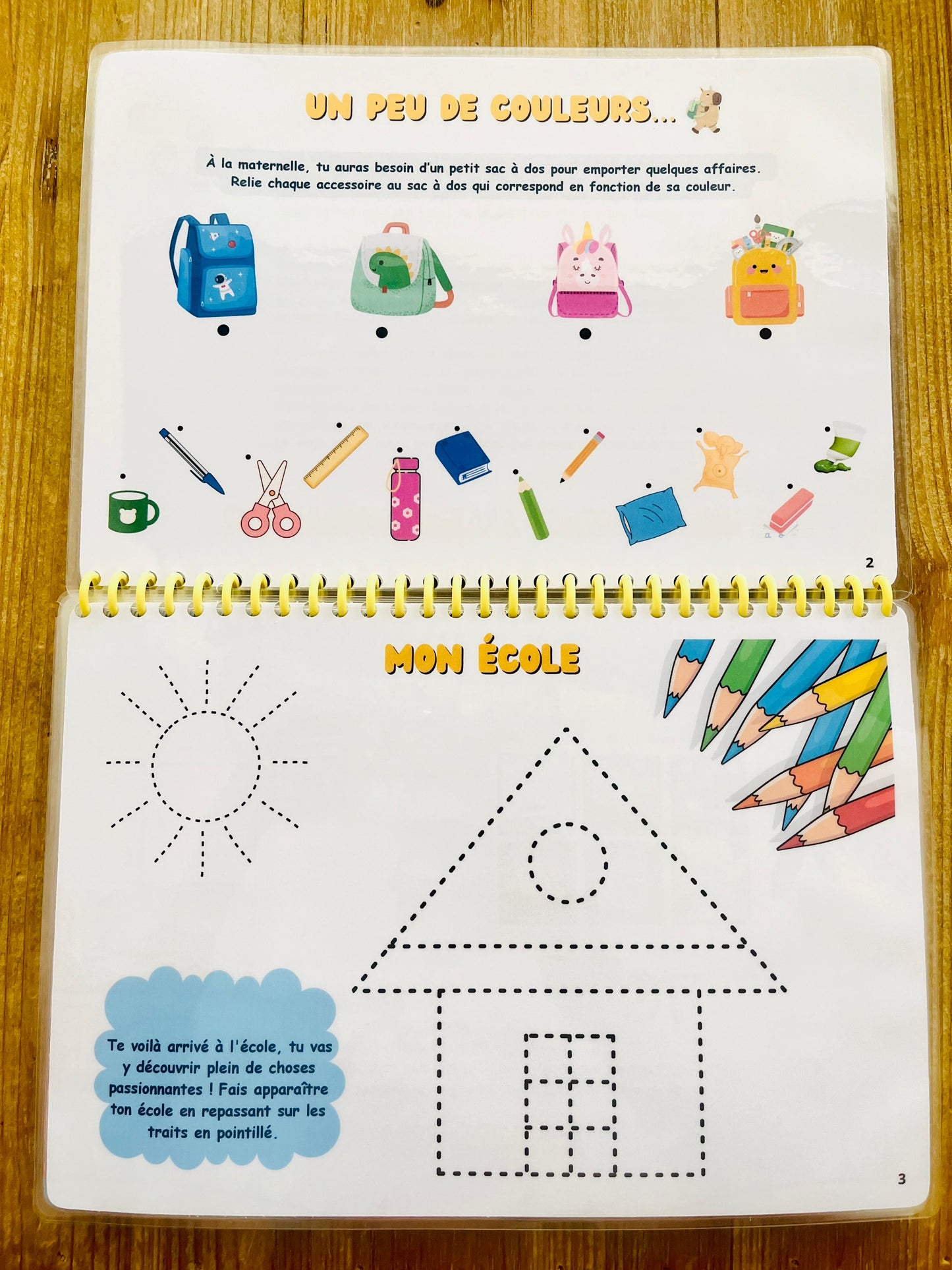 Livret d’activité « Ma rentrée en maternelle » 56 vignettes